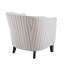 Upholstered Stripe Barrel Chair