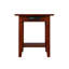 Table de bout en bois massif Jarrah avec prises intégrées-124074400-16799728