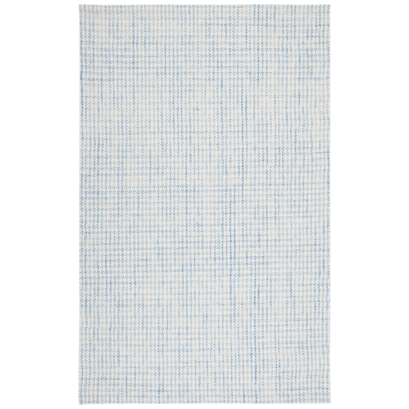 Tapis en laine et en coton tissé à la main Earie, Rectangulaire 8 pi x 10 pi