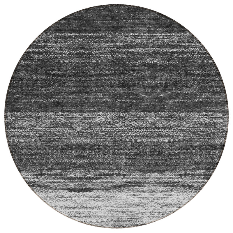 Tapis rond ivoire 8 po