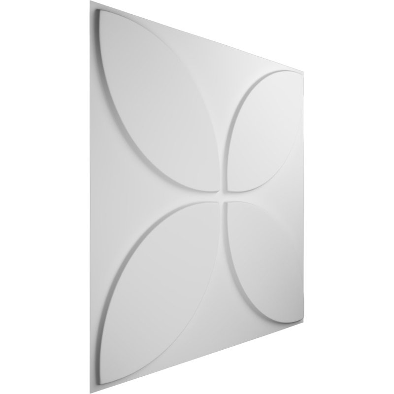 Primrose White 20" Textured 3D PVC Wall Panel