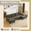 Canapé modulaire 110 po en chenille brun café-767929534