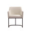 Chaise de salle à manger rembourrée en acier Serena-91028794