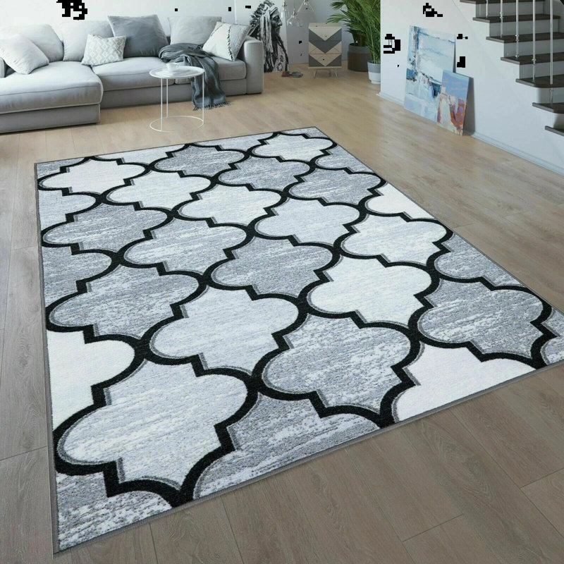 Geometric Area Rug, Rectangle 200 x 290 cm