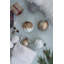 Boules de Noël en verre ornées d'arbre de Noël