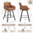 Nicola Dynasty Luxury Counter Swivel Bar Stools-1418525473-1418525474