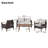 4-Piece Patio Seating Set With Wood Table-922795622