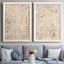 Toile encadrée noyer damassé I-Premium - prête à être suspendue-97673882-97673881
