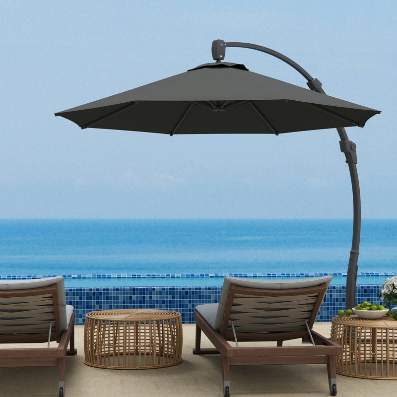 294cm Cantilever Parasol, Grey