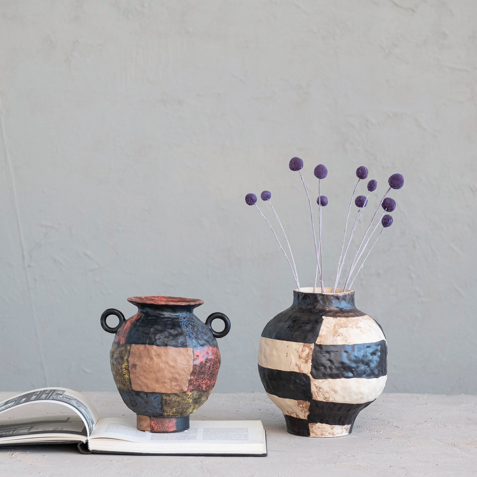 Truro 8.38'' Stoneware Table Vase