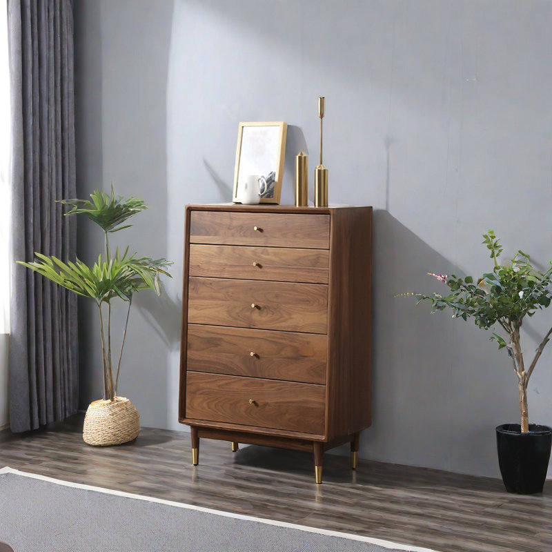 Commode d'appoint de style nordique minimaliste,  H 39,4 po x l 29,5 po x P 15,7 po 