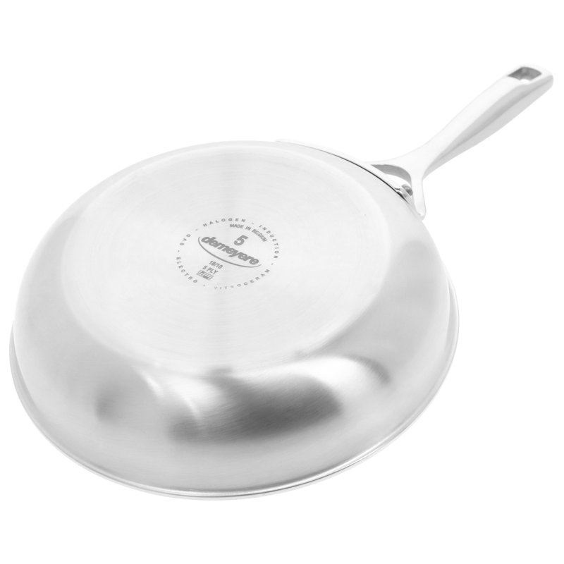 Demeyere Essential 5 5-Ply Stainless Steel Fry Pan, 8"