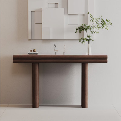 Console de style moderne en pierre frittée