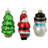 3'' Glass Hanging Figurine Ornament