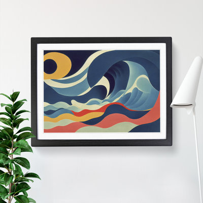 Abstract Ocean Wave Vol.1 - Framed Print