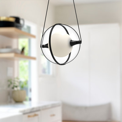 Luminaire suspendu sphère 1 lumière DEL Aries