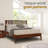 Kaylin Premium Solid Wood Platform Bed Frame with Headboard – 800 lb Capacity, No Box Spring Needed, Fits All Mattresses-73296057-73296058