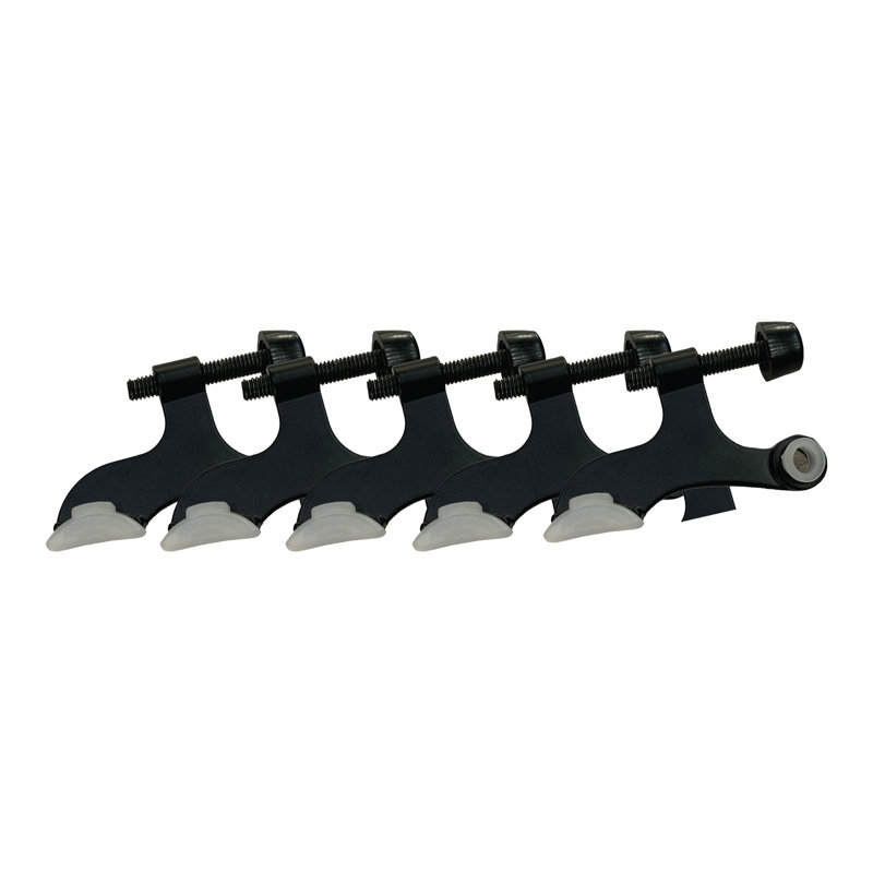 Zinc Hinge Pin Stop, Matte Black