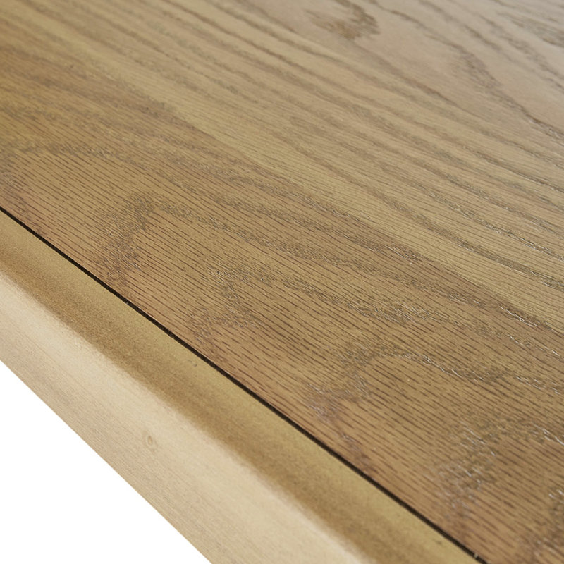 Table de bout Enchanting - Tablette, structure en bois massif pour le style avec base, plateau et couleurs naturelles, assemblage nécessaire