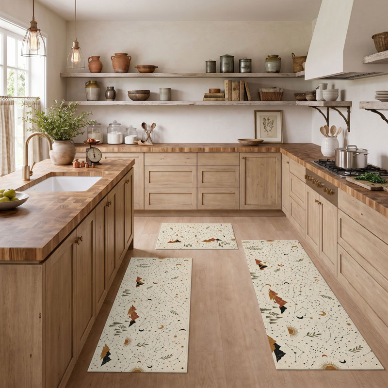 Tapis de cuisine lavables antidérapants Autumn Leaves