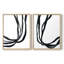 Onyx Ribbon I-Premium, impression encadrée - prête à être accrochée - aucun clou requis - aucun clou requis-1699226575-1699226561