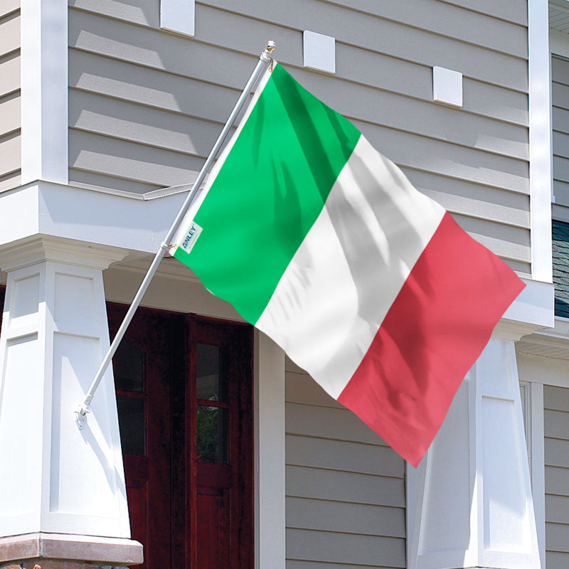 Drapeau de maison 36 po x 60 po en polyester Italie