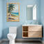 Plantes et fleurs, plage tropicale avec palmiers et kayaks-1052235112-1052235124-1052235115