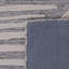 Tapis gris / ivoire en laine / coton à la main Abstract-56079584