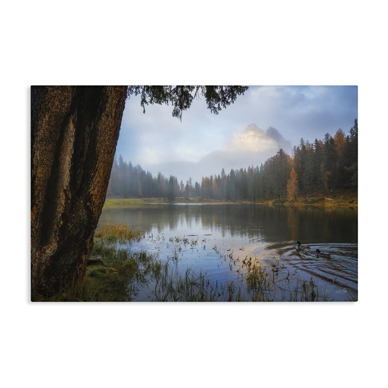 Toile d'automne aux reflets de la forêt, design par Martin Podt, 20 x 30