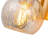3-Light Mercury Glass Vanity Light - Reversible Mount, Brass & Matte Black Finish, 20.5'' Wide Bathroom Fixture