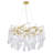 12 - Light Dimmable Geometric Chandelier