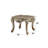 Ewan Transitional 32"L Square End Table with Marble Top in Champagne