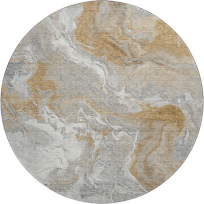 Premium Machine Washable Strinko AMF1682 Abstract Rug