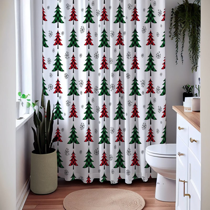 Harryette Shower Curtain, 72" H x 70" W