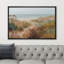 «Beach Path with Coastal Plants and Two Birds by the Shore», reproduction d'art sur toile encadrée-294344821-294344808-294344822