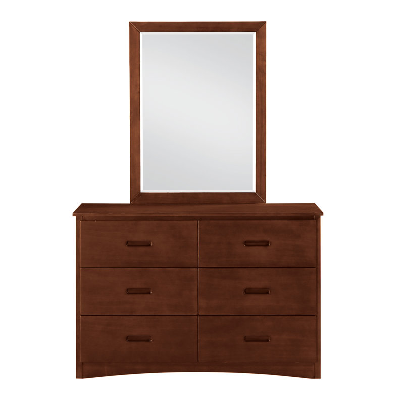 Commode 6 tiroirs avec miroir Welch