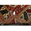 Tapis tribal en laine noué à la main 6 x 7 Oushak Arts & Crafts
