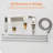 1 Handle Deck Waterfall Faucet with Diverter-110475802