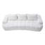 Canapé courbé en tissu 3 places Boucle-1759251612