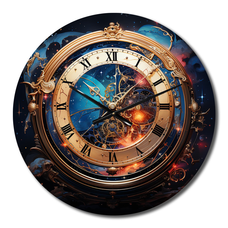 DesignArt Watche Metaphysical Horology Metal Wall Clock | Wayfair