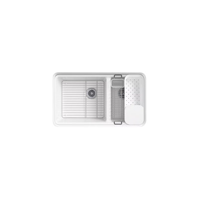 Riverby 33" L x 22" W Double Basin Undermount Kitchen Sink