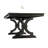 Luke 7Pc Dining Table Set With 6 Wingback Chairs, Rectangular, Black, Beige