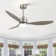 Loritta 52'' 3 - Blade Large Indooor Ceiling Fan With Light Kit and Remote, 3 LED Colors, 6 Speed Noiseless DC Motor, Timer
