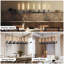 Lustre campagnard à DEL en verre 12 lumières Naviel-399359809-346090909