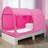 Portable Polyester Zipper Bed Canopy Privacy Space-1098873494-1098880162