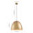 Aire 1-Light 18.5''W Metal Dome Single Chandelier