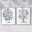 Reproduction encadrée de qualité I - Premium de B&W Plant - prêt à être accroché - aucun clou requis - aucun clou requis-94726751-94726744