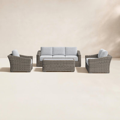 Sommerville 6 - Person Patio Conversation Set with Cushions