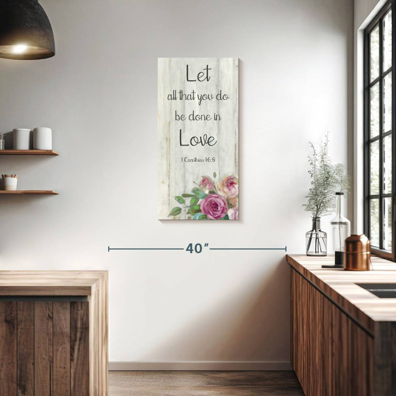1 Corinthian 16 Verse 8, 36" H x 18" W