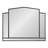 Arched Window Pane Wall Mirror